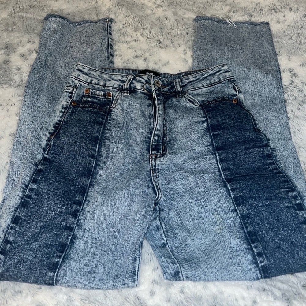 Straight leg jeans